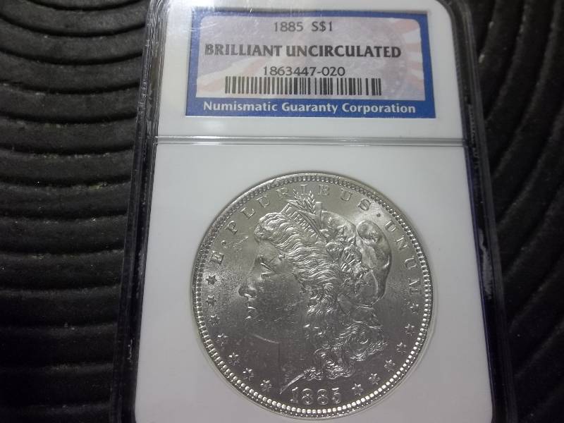 lot 13 image: 1885 Morgan Silver Dollar