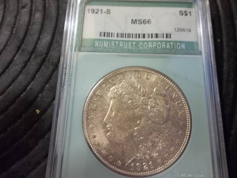 lot 30 image: 1921 S Morgan Silver Dollar