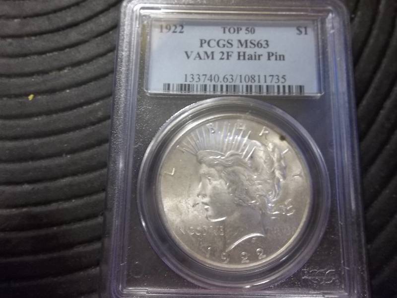 lot 32 image: 1922  Silver Peace Dollar