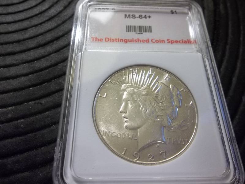 lot 37 image: 1927 S Peace Silver Dollar