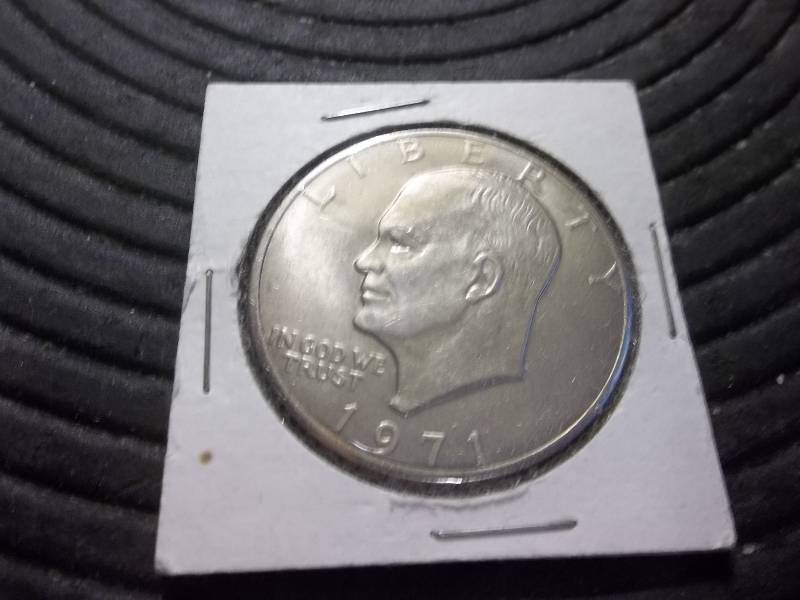 lot 40 image: 1971  Ike Unc. Dollar