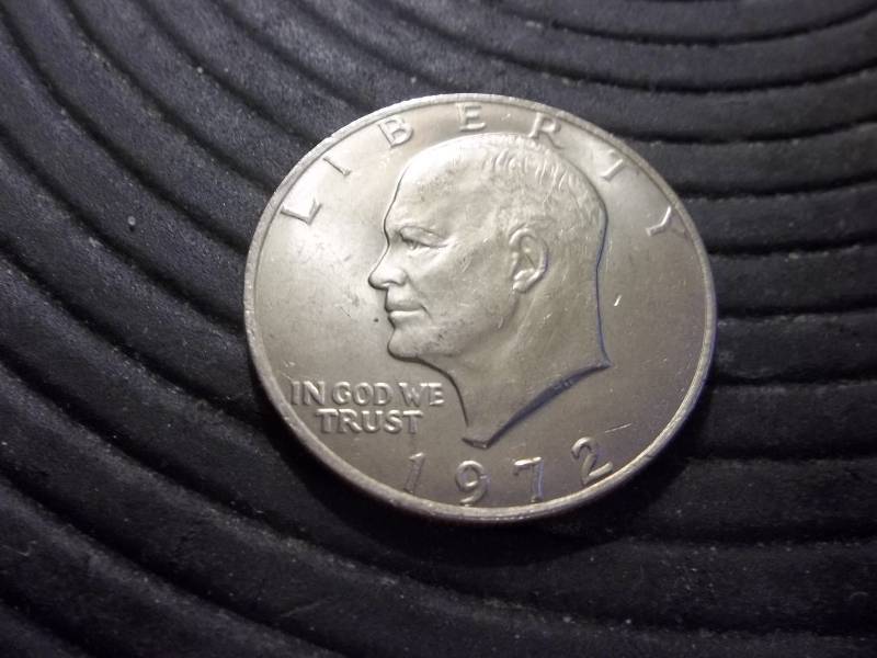 lot 42 image: 1972 Ike Uncirculated   Dollar