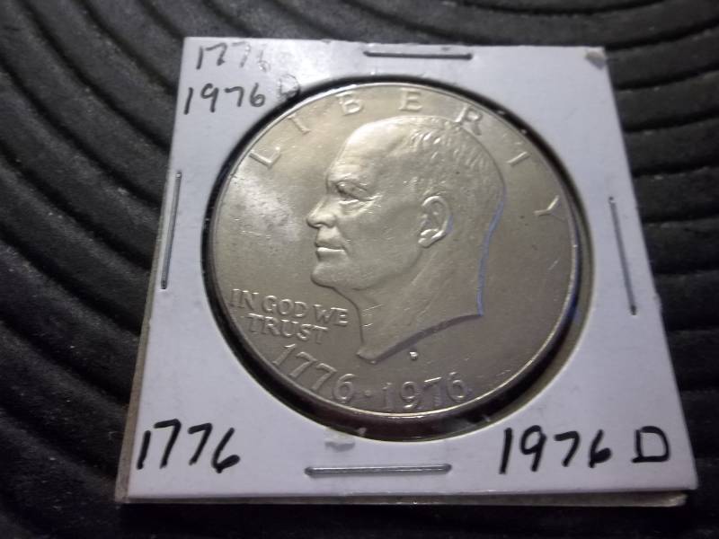 lot 47 image: 1976 D Bicentennial Ike Dollar Unc