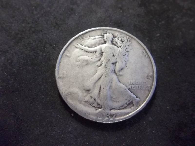 lot 80 image: 1937 S Walker Half Dollar