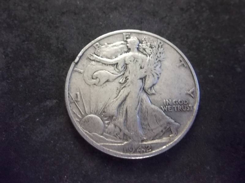 lot 92 image: 1942 S Walker Half Dollar