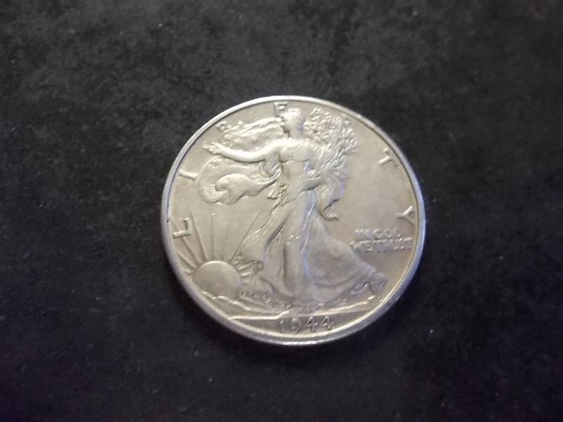 lot 96 image: 1944 D Walker Half Dollar