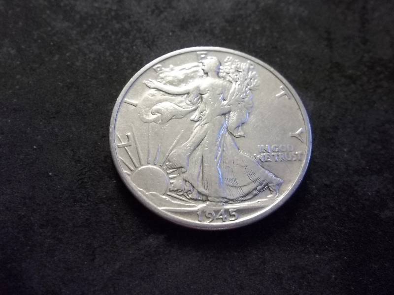 lot 99 image: 1945 S  Walker Half Dollar
