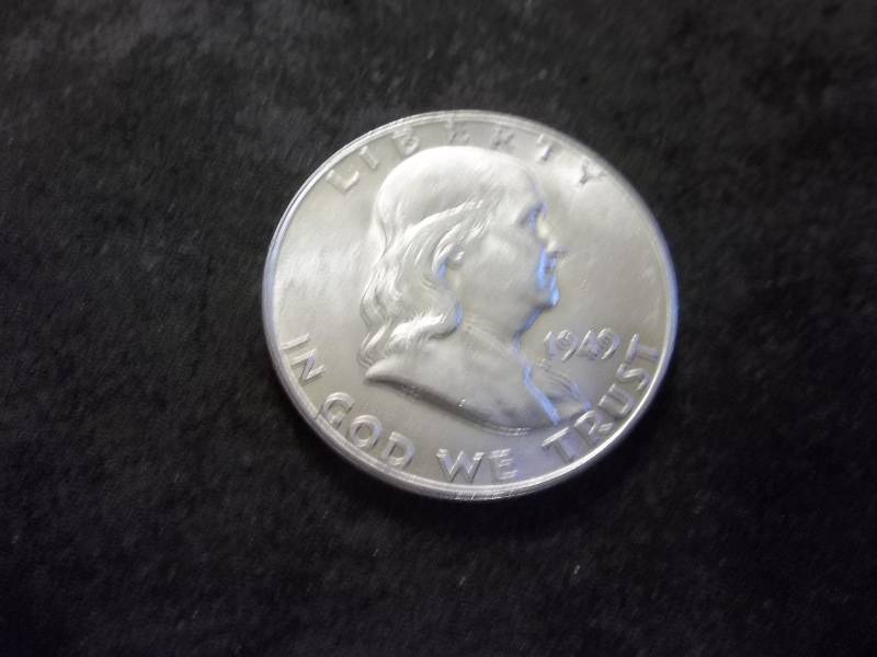 lot 108 image: 1949 D  Franklin Half Dollar