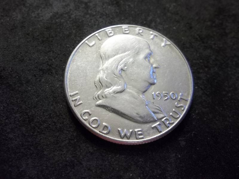 lot 110 image: 1950  Franklin Half Dollar