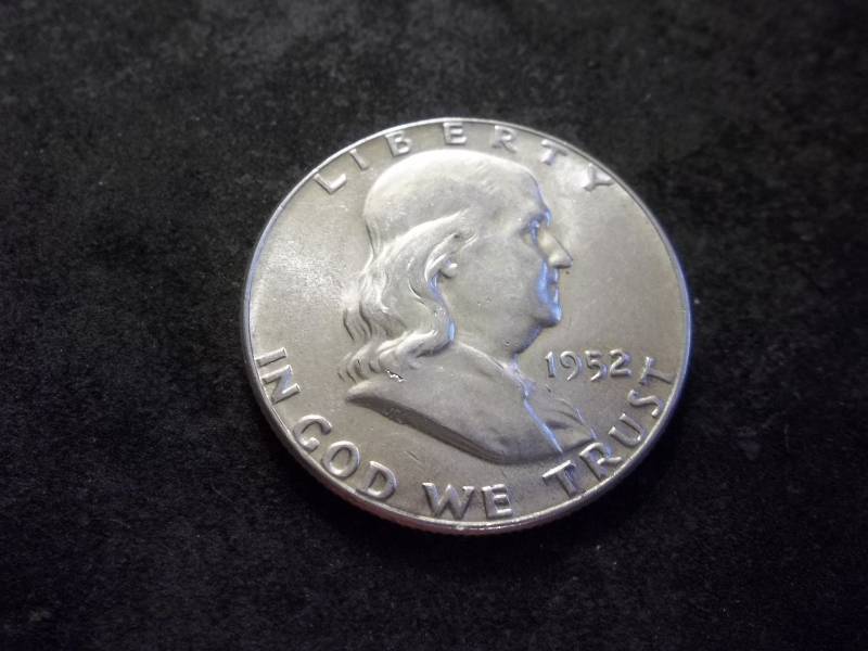lot 115 image: 1952  Franklin Half Dollar