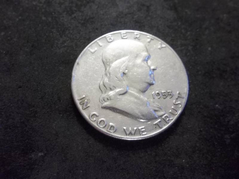 lot 118 image: 1953 D  Franklin Half Dollar