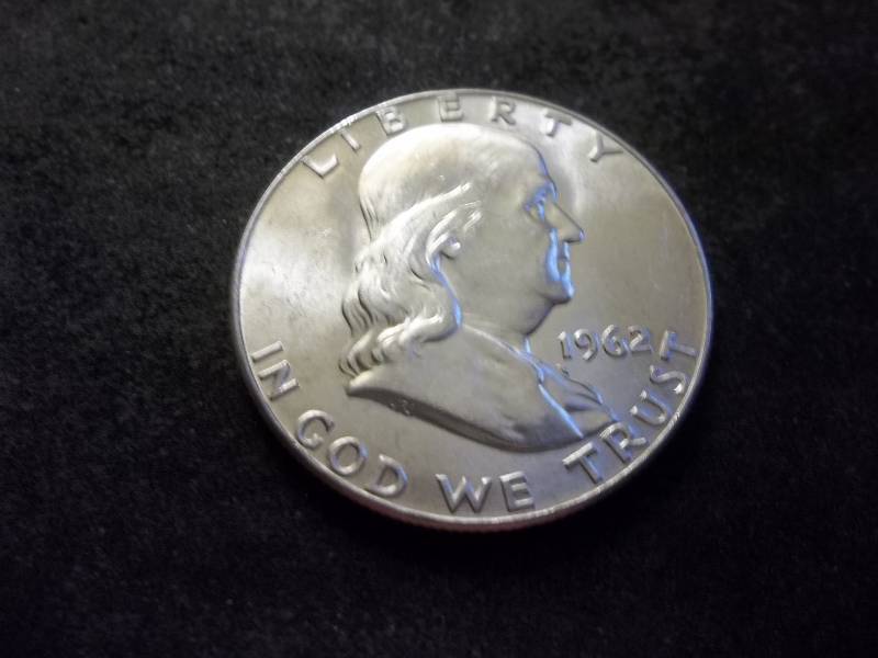 lot 134 image: 1962 D  Franklin Half Dollar