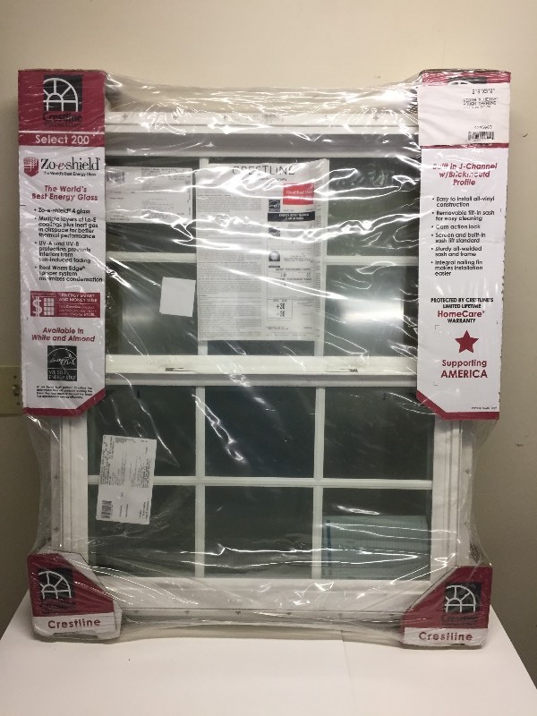 lot 9 image: New Crestline Window Select 200 Vinyl White