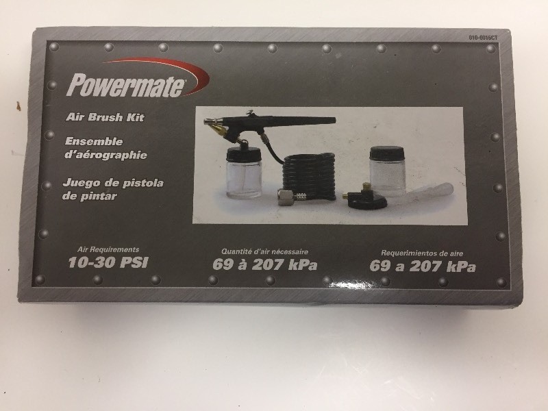 lot 11 image: Powermate Air Brush Kit - New