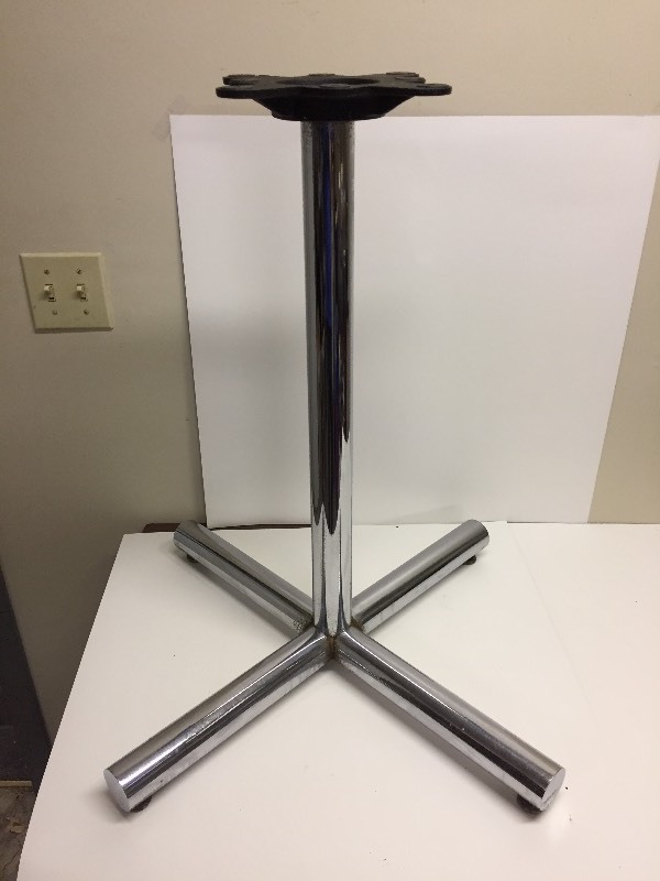 lot 23 image: Chrome Table Base