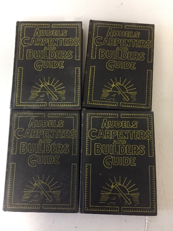 lot 39 image: Audels Carpenters & Builders Guide Vols 1-4
