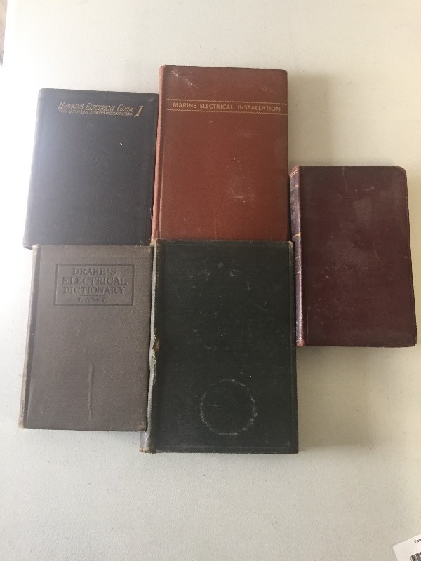 lot 40 image: Electrical Books - AntiqueVintage