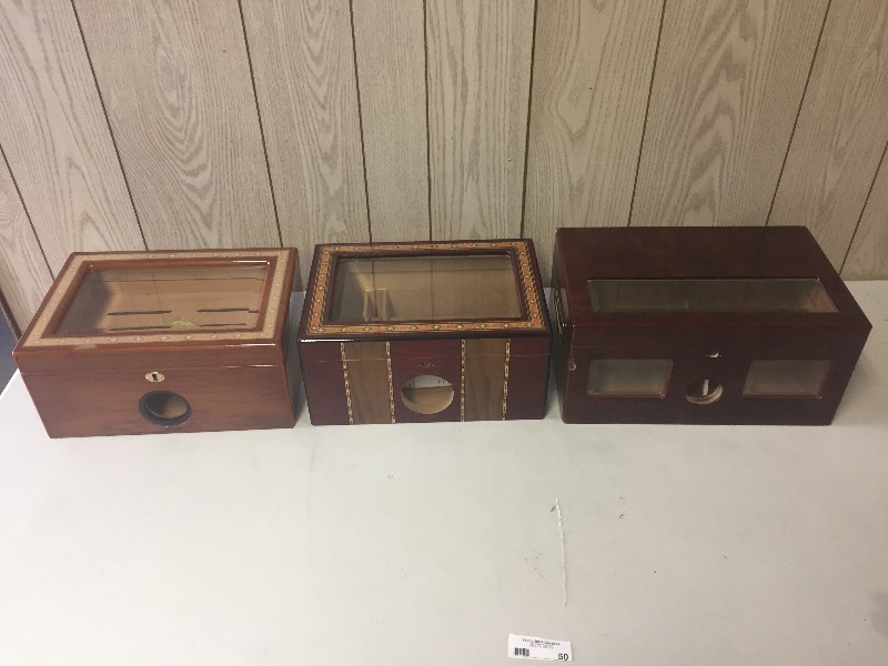 lot 50 image: 3 Don Salvatore Humidors - Repairables