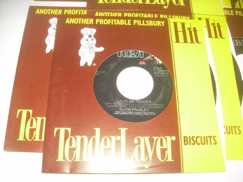 12 COLLECTIBLE LOVE ME TENDER ELIVIS RECORDS