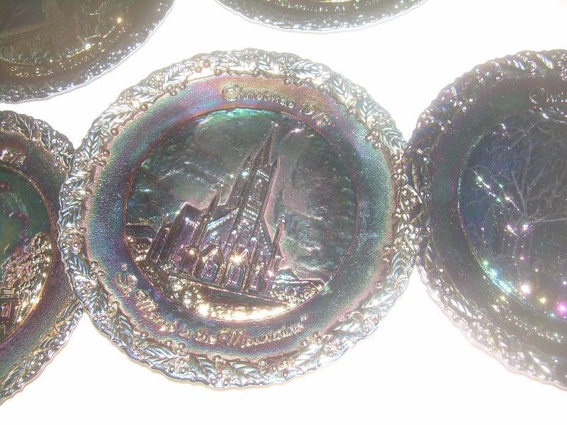 11 FENTEN CHRISTMAS PLATES