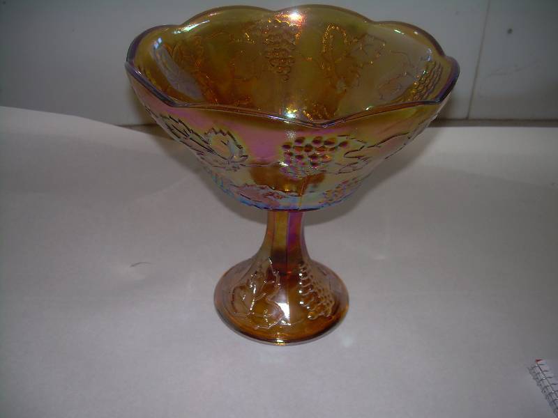 8 12 INCH CARNIVEL GLASS DISH