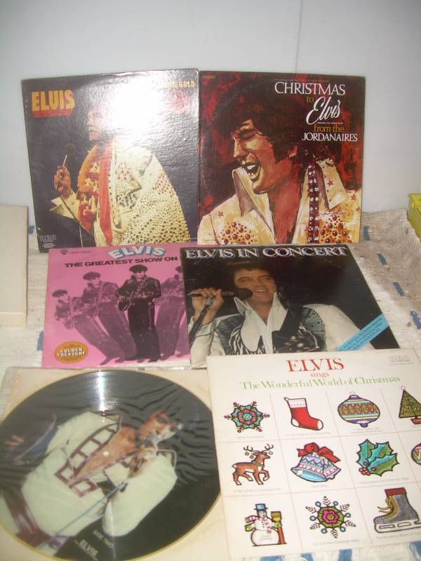 6 COLLECTIBLE ELVIS RECORDS