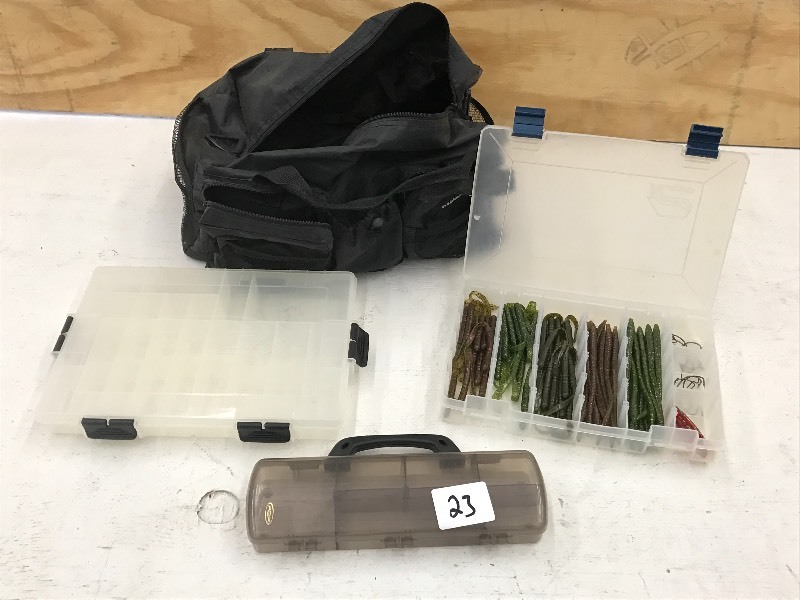 lot 23 image: Field Bag With Storage Boxes