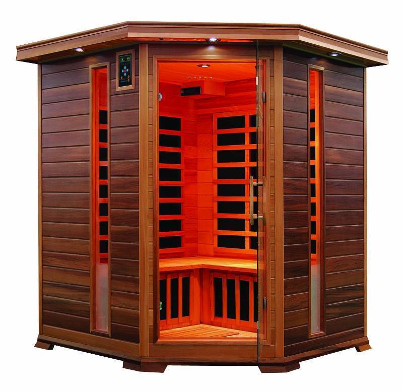 New 3 4 Person Corner Infrared Sauna New Infrared Saunas K BID   5375887 