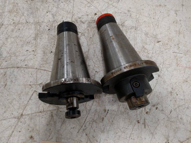 lot 76 image: (2) Yuasa Tool Holders, 50 Taper...