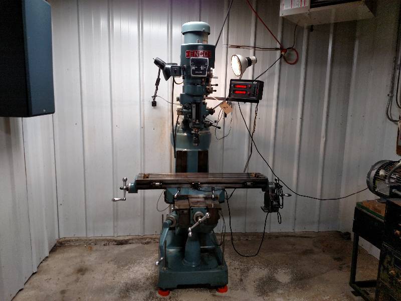 lot 2 image: Enco Vertical Knee Mill, Model 100-...