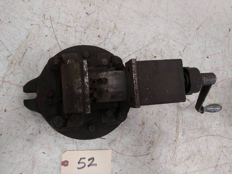 lot 52 image: 3 12 Machine Vise, Compound, Swiv...