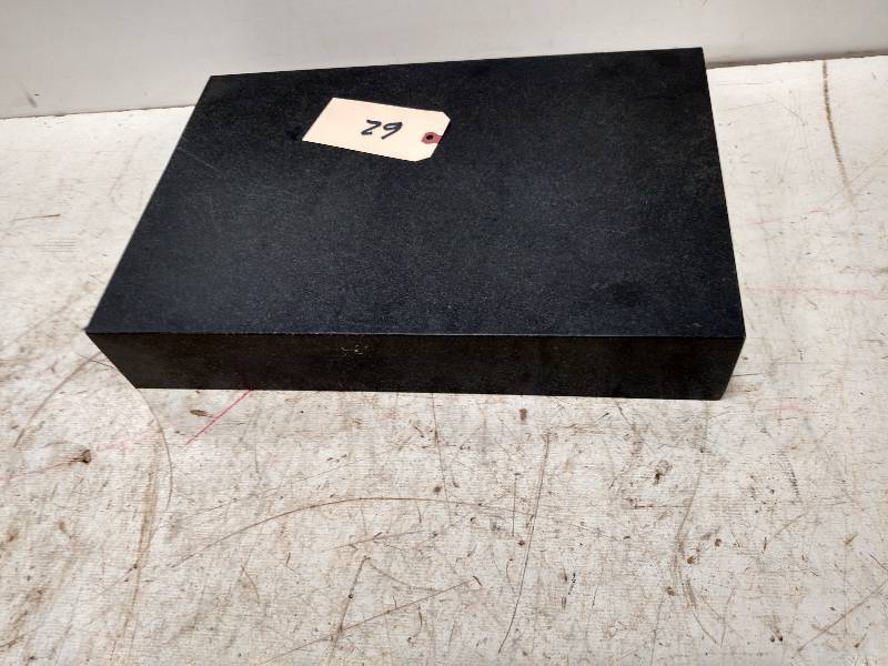 lot 62 image: Black Granite Surface Plate, 18x12x...