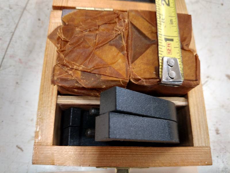 lot 134 image: (2) V-Blocks with Clamps, New...