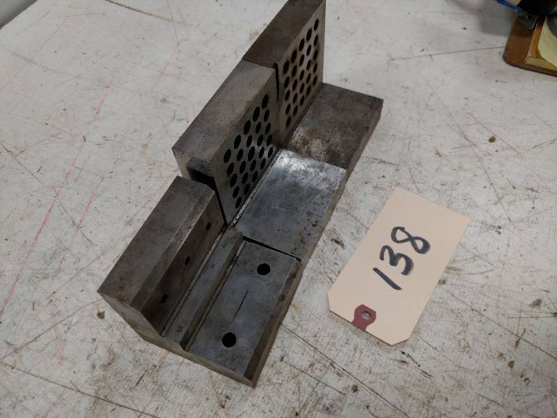 lot 138 image: (3) Asstd Angle Plates...