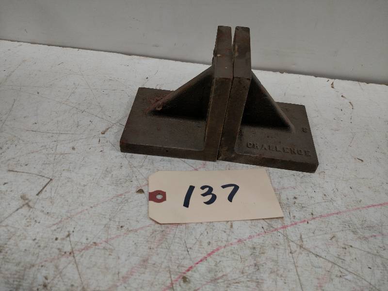lot 137 image: (2) Challenge Angle Plates, 4x4x4...