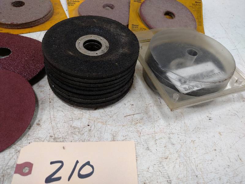lot 210 image: Asstd 4 12 Grinder Wheels...