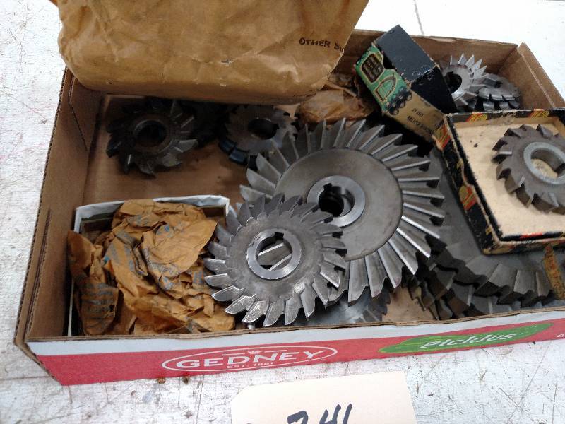 lot 241 image: Asstd Mill Cutters, 1 Arbor...