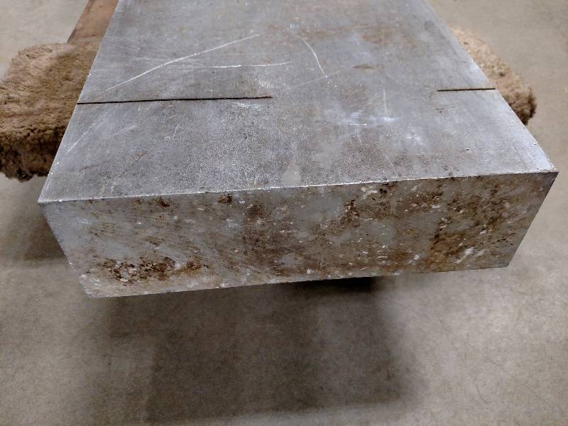 lot 254 image: Aluminum Stock, 9.75x3x45 To The Cu...