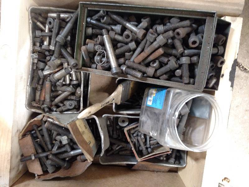 lot 261 image: Box of Assorted Hardware
