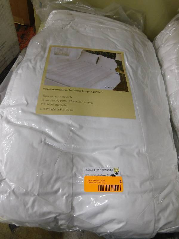 Down Alternative Bed Topper White King
