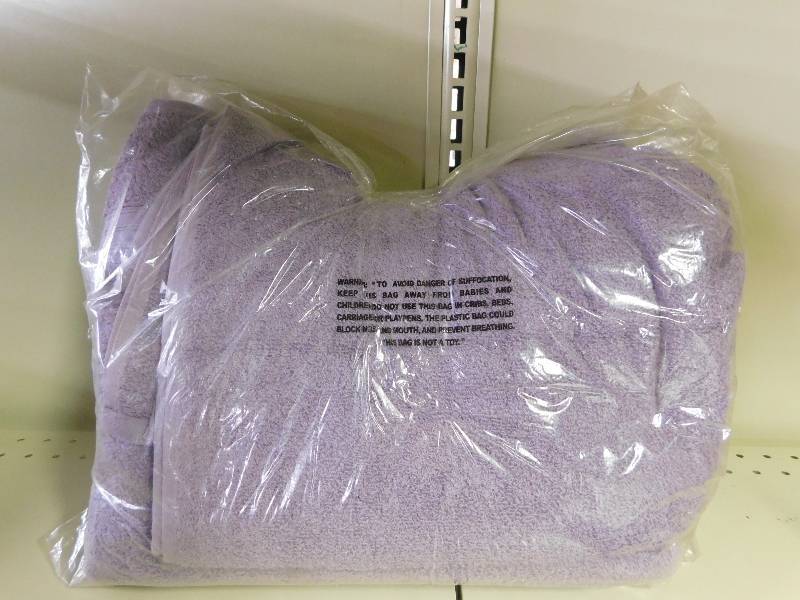 AlcoveFastDry10pcBathTowelSet Purple Dust