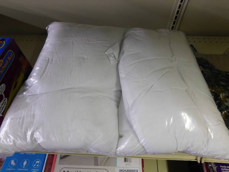 Pair Rolled Standard Pillows