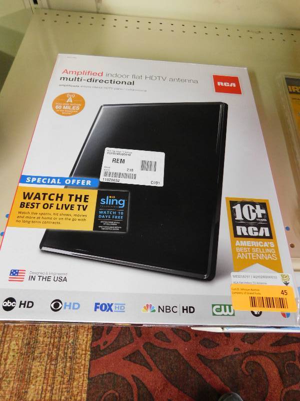RCA Flat Indoor TV Antenna