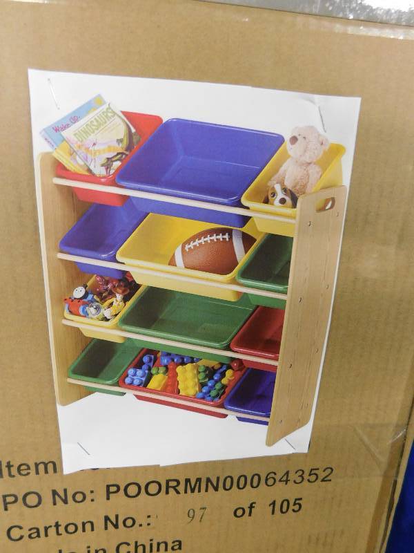Alcove Kids storage organize, MSRP $64.99, NEEDS ASSEMBLY, STOCK PHOTO