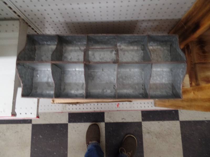 10 Slot Antique Chicken Feeder Reproduction