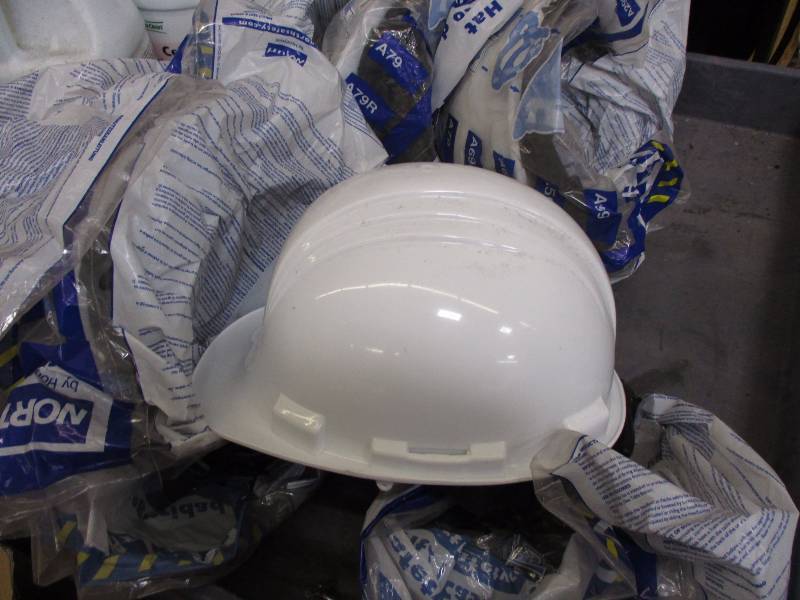 White Hard Hats