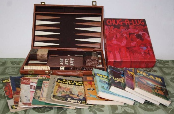 lot 100 image: Misc Games and Books