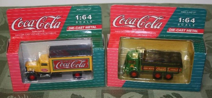 lot 119 image: Diecast Coca-Cola Model Trucks
