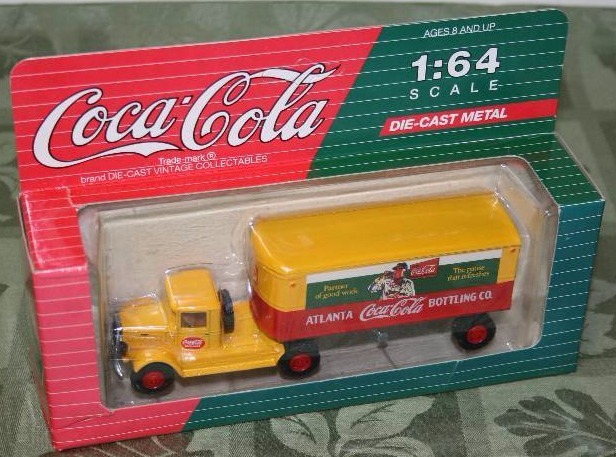 lot 122 image: Diecast Coca-Cola Model Trucks