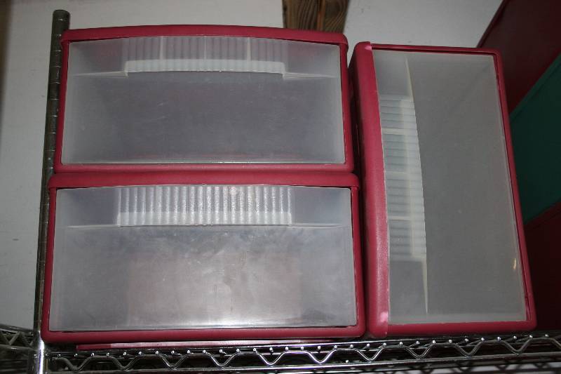 lot 177 image: Drawered Storage Containers